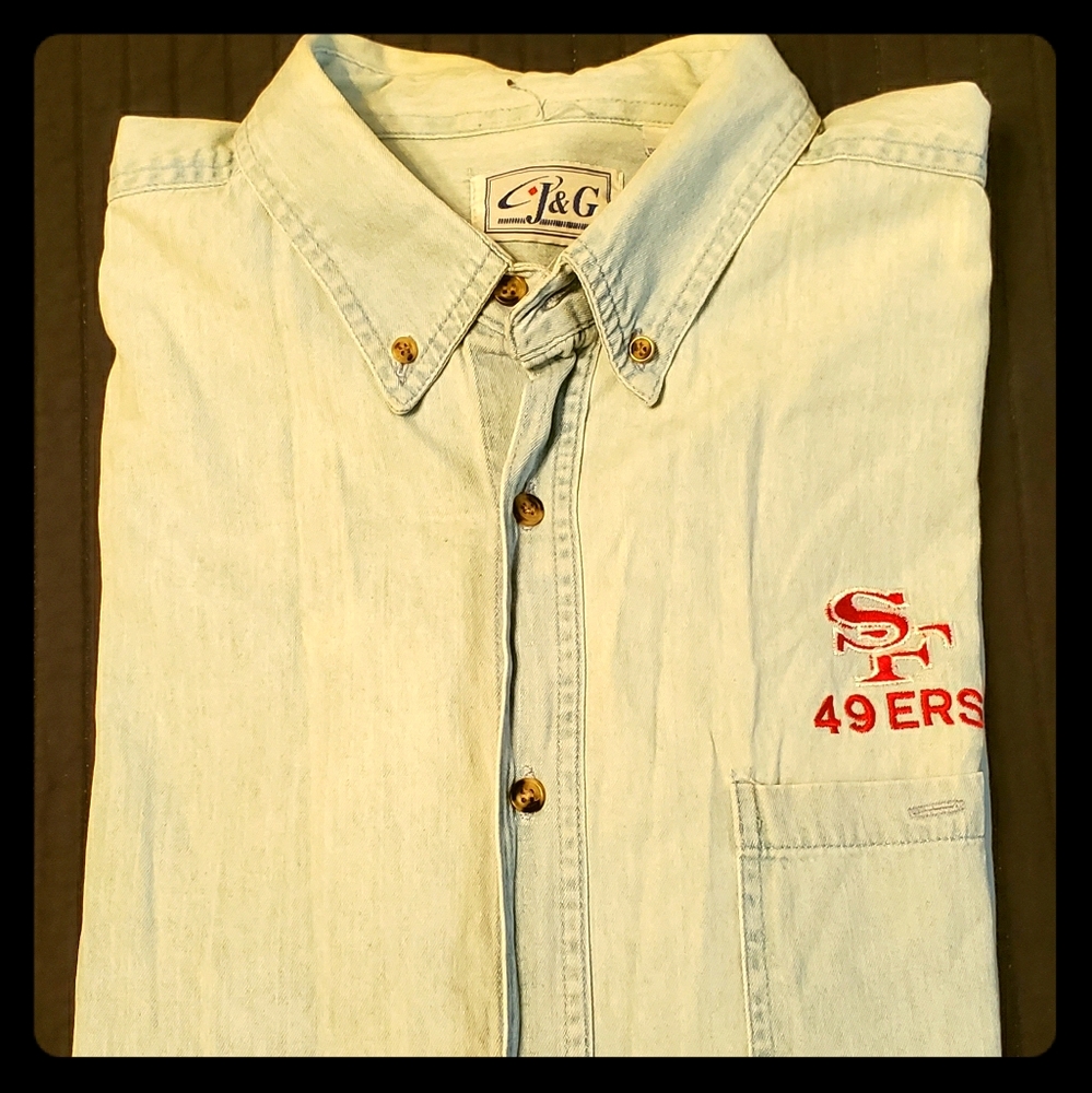 49er Jean long sleeve shirt.